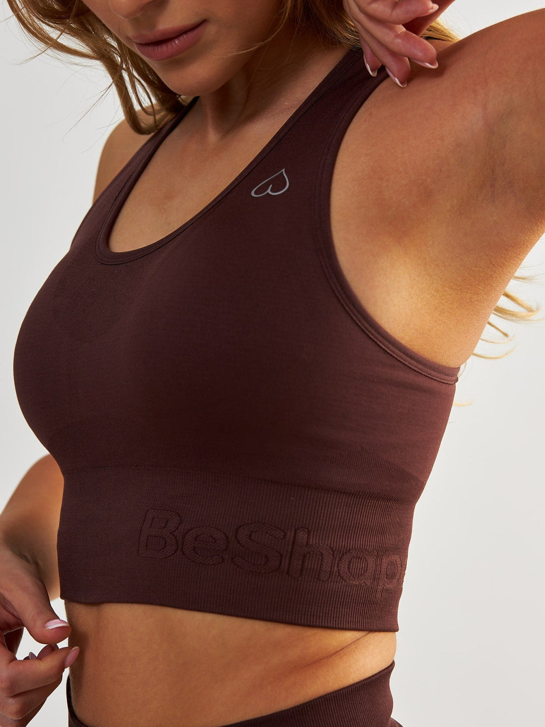 Adjustable Sports Bra - Body Boost Milk Chocolate