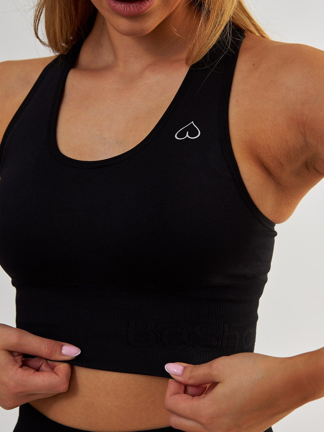 Black Adjustable Sports Bra - Body Boost