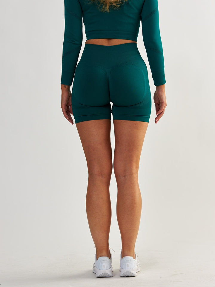 Bottle Green Shaping Shorts - Power Up!