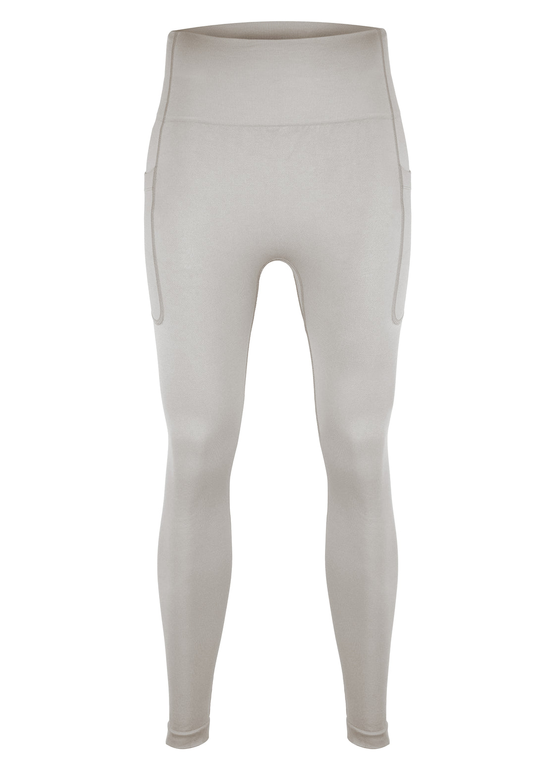 Light Grey Leggings with Pockets - Lift Me Up