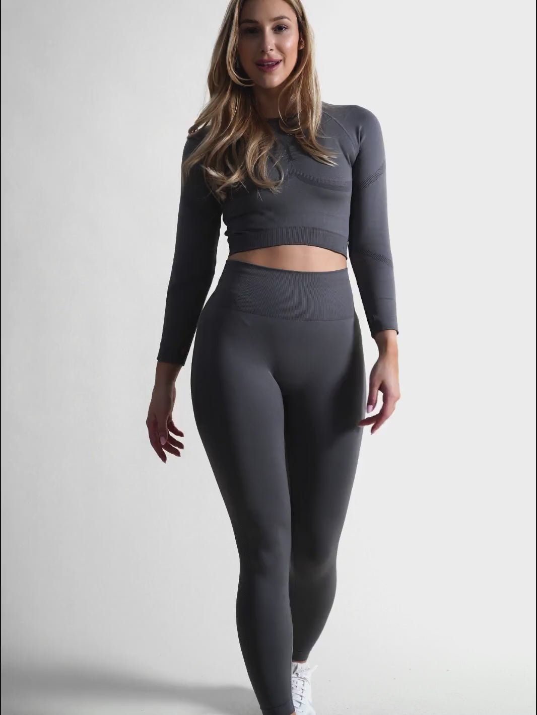 Grey Shaping Leggings - Power Up!